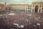 milan protests