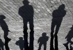 people shadows